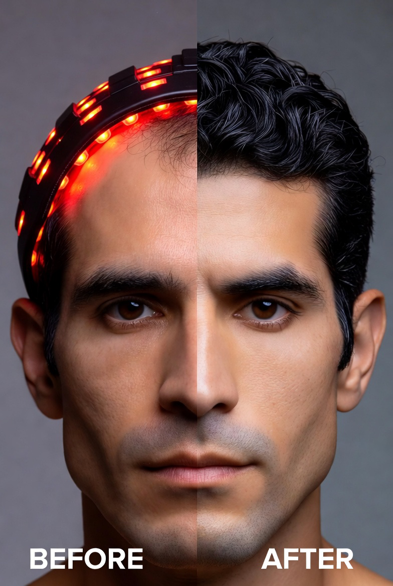 Gorra crece pelo terapia anti caida